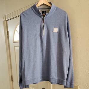 Johnnie-O Sully 1/4 Zip Pullover | Blue Heather Sz XL Medline Logo Modal